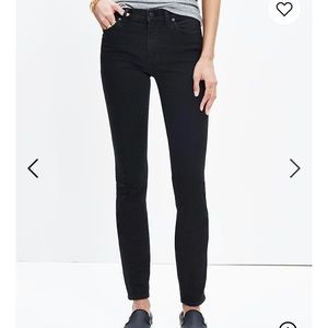 Madewell 9” High Riser Skinny Skinny Jeans - Black